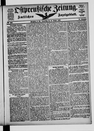 Ostpreußische Zeitung vom 13.10.1892