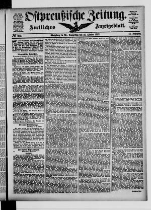 Ostpreußische Zeitung vom 27.10.1892