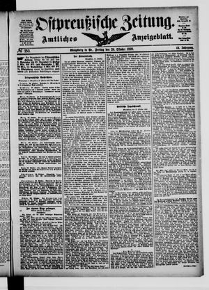 Ostpreußische Zeitung vom 28.10.1892