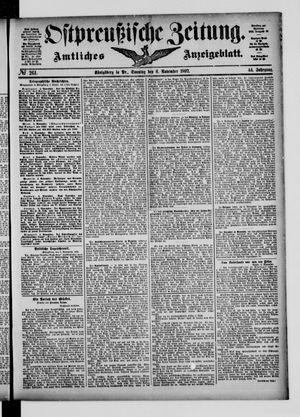 Ostpreußische Zeitung vom 06.11.1892