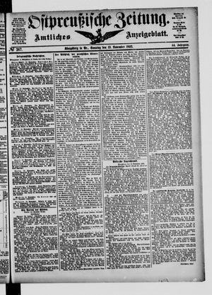 Ostpreußische Zeitung vom 13.11.1892