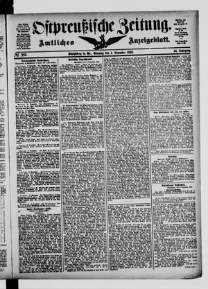 Ostpreußische Zeitung vom 04.12.1892