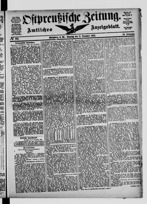 Ostpreußische Zeitung vom 11.12.1892