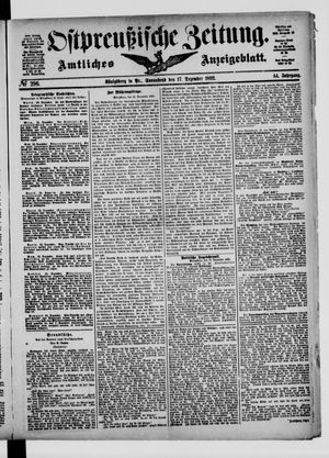 Ostpreußische Zeitung vom 17.12.1892