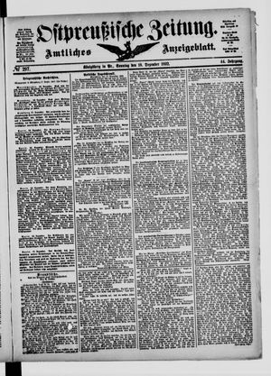 Ostpreußische Zeitung vom 18.12.1892