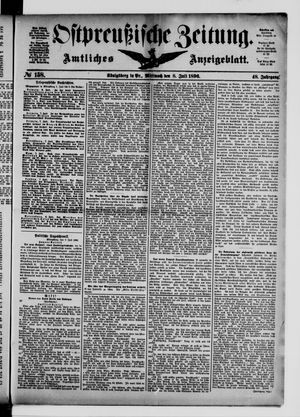 Ostpreußische Zeitung vom 08.07.1896
