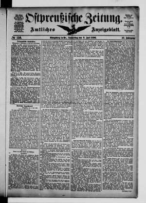 Ostpreußische Zeitung vom 09.07.1896