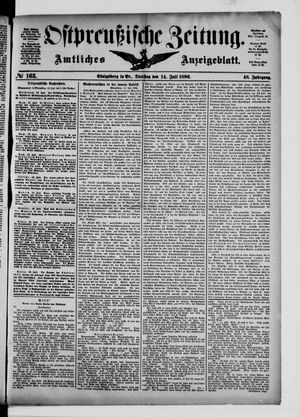 Ostpreußische Zeitung vom 14.07.1896