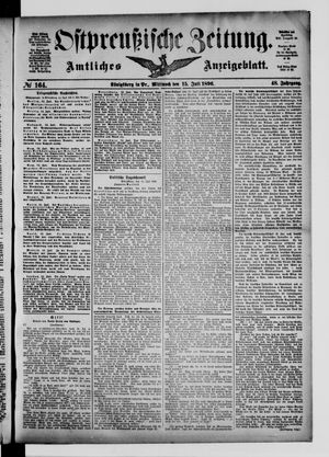 Ostpreußische Zeitung vom 15.07.1896