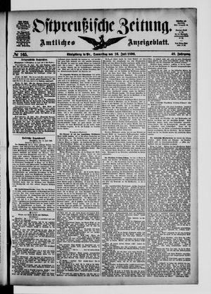 Ostpreußische Zeitung vom 16.07.1896