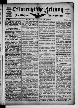 Ostpreußische Zeitung vom 25.07.1896