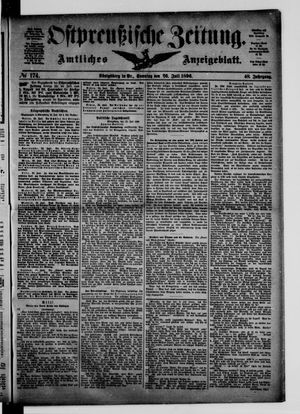 Ostpreußische Zeitung vom 26.07.1896