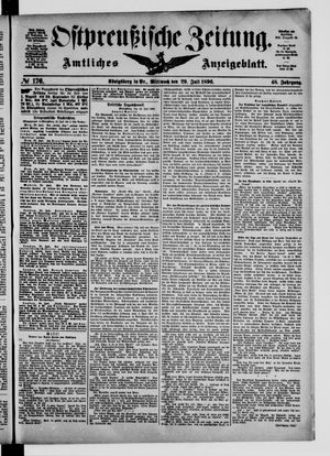 Ostpreußische Zeitung vom 29.07.1896