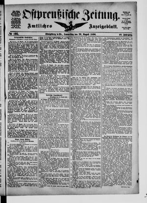 Ostpreußische Zeitung vom 20.08.1896