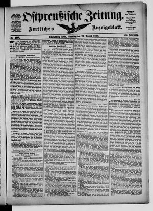 Ostpreußische Zeitung vom 23.08.1896