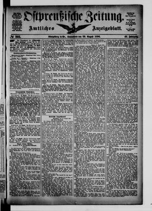 Ostpreußische Zeitung vom 29.08.1896