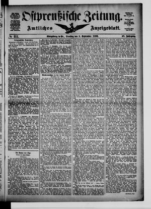 Ostpreußische Zeitung vom 08.09.1896