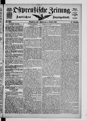 Ostpreußische Zeitung vom 04.10.1896