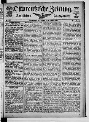 Ostpreußische Zeitung vom 06.10.1896