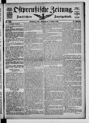 Ostpreußische Zeitung vom 07.10.1896