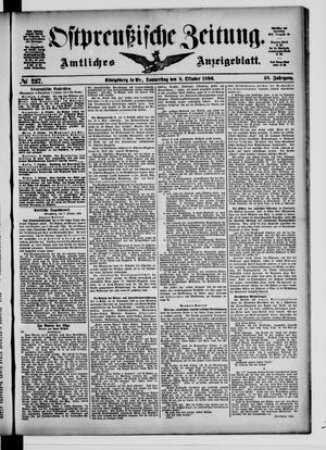 Ostpreußische Zeitung vom 08.10.1896
