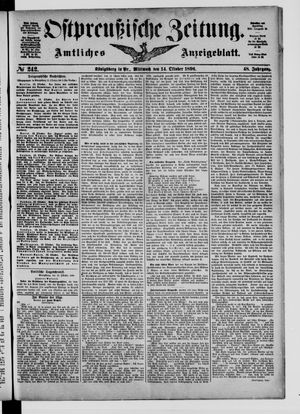 Ostpreußische Zeitung vom 14.10.1896