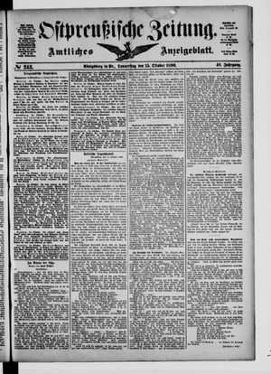 Ostpreußische Zeitung vom 15.10.1896