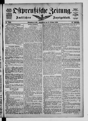 Ostpreußische Zeitung vom 17.10.1896