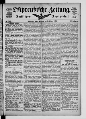 Ostpreußische Zeitung vom 21.10.1896