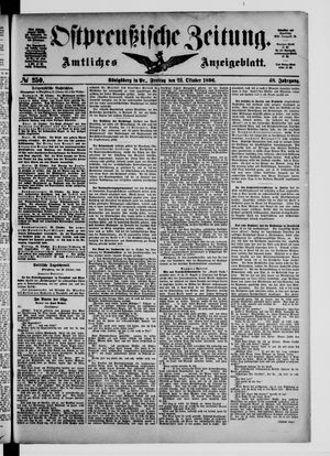 Ostpreußische Zeitung vom 23.10.1896