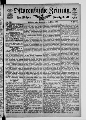 Ostpreußische Zeitung vom 24.10.1896