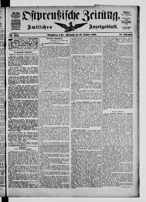 Ostpreußische Zeitung vom 28.10.1896