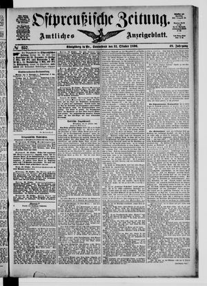 Ostpreußische Zeitung vom 31.10.1896