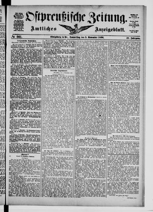 Ostpreußische Zeitung vom 05.11.1896