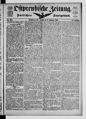 Ostpreußische Zeitung vom 17.11.1896