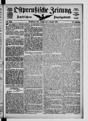 Ostpreußische Zeitung vom 01.12.1896