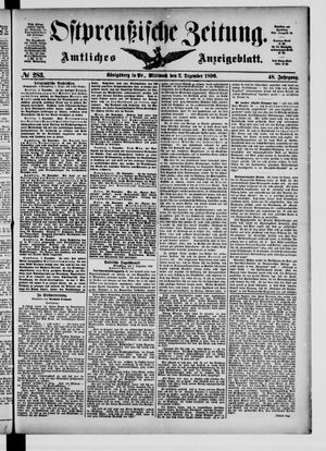 Ostpreußische Zeitung vom 02.12.1896