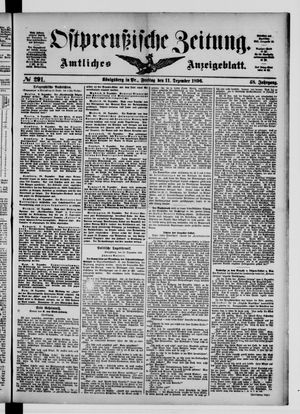 Ostpreußische Zeitung vom 11.12.1896