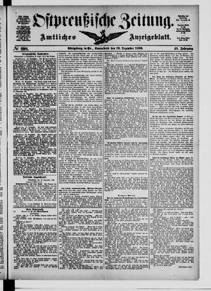 Ostpreußische Zeitung vom 19.12.1896