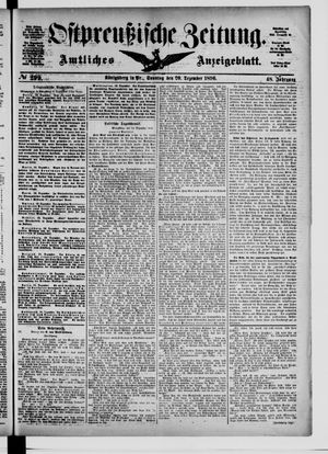 Ostpreußische Zeitung on Dec 20, 1896