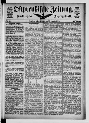 Ostpreußische Zeitung vom 23.12.1896