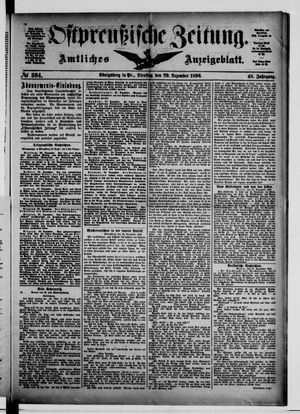 Ostpreußische Zeitung vom 29.12.1896