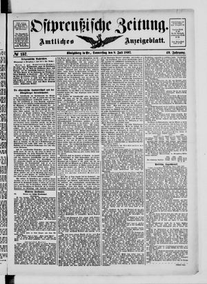Ostpreußische Zeitung vom 08.07.1897