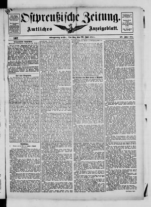 Ostpreußische Zeitung on Jul 20, 1897