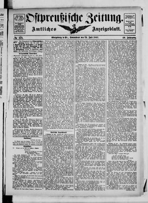 Ostpreußische Zeitung vom 24.07.1897