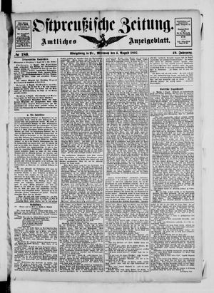 Ostpreußische Zeitung vom 04.08.1897
