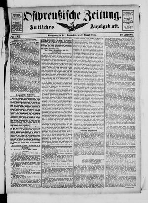 Ostpreußische Zeitung vom 07.08.1897