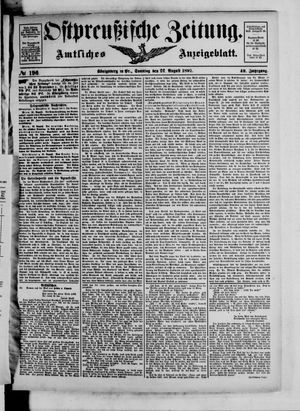 Ostpreußische Zeitung vom 22.08.1897