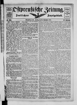 Ostpreußische Zeitung vom 24.09.1897