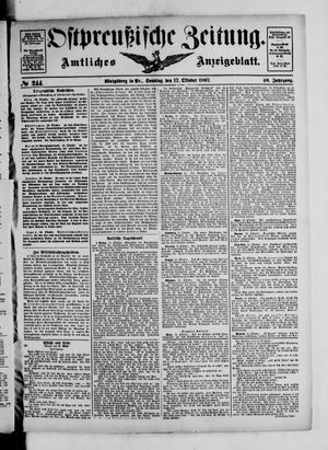 Ostpreußische Zeitung vom 17.10.1897